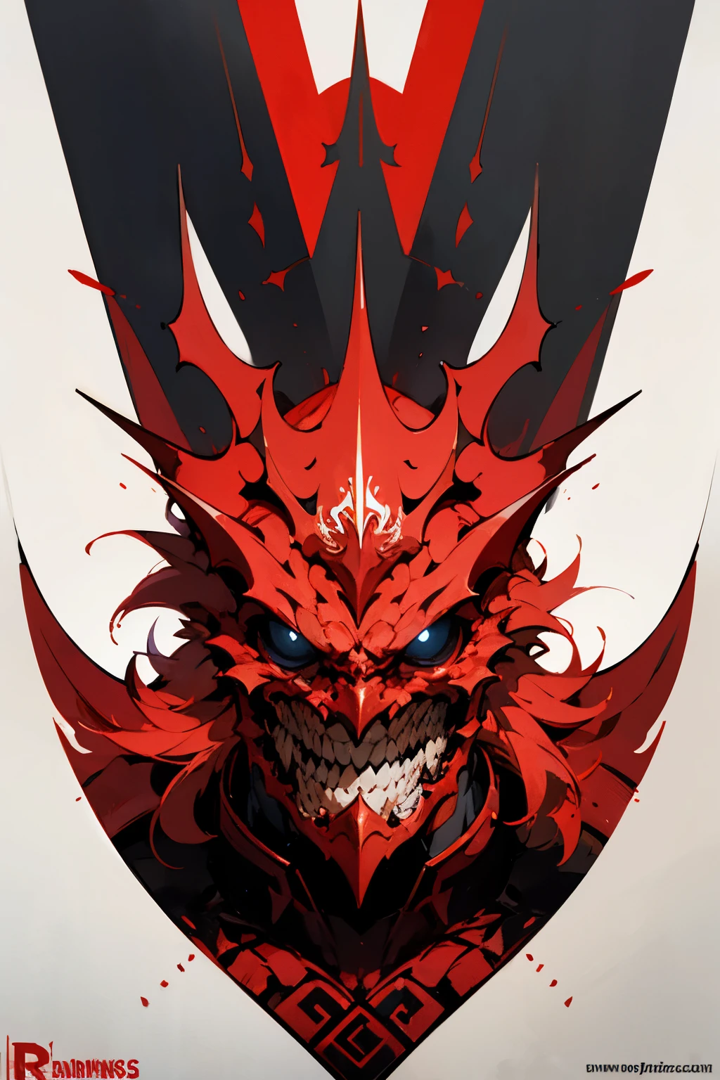 make a logo for a company called the Red Kings