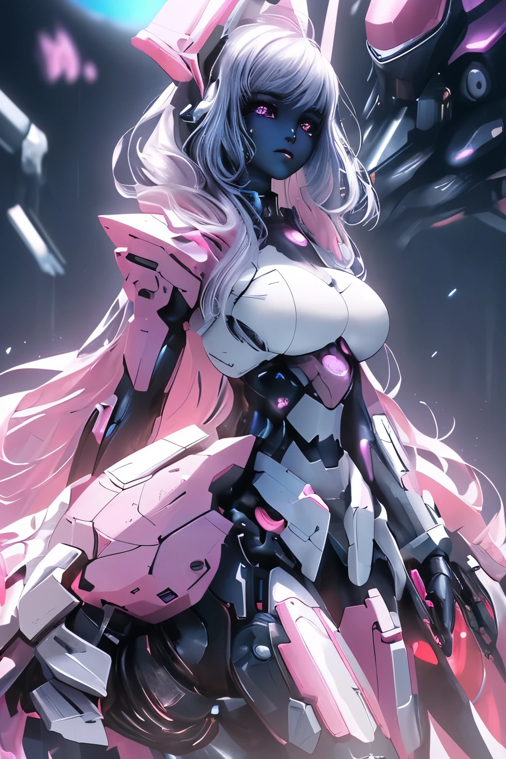 In a cyber world, a digital goddess rules over the virtual realm. She is depicted as a beautiful young girl, symbolizing innocence and power. The artwork is created using various mediums such as illustrations, 3D rendering, and photography. The image quality is of the highest standard, with features such as best quality, 4k, 8k, high resolution, and a masterpiece. The level of detail is extraordinary, showcasing ultra-detailed elements and a realistic, photorealistic appearance. The color palette and tone of the artwork are carefully chosen to create a vibrant and captivating atmosphere. The lighting effects in the cyber world are stunning, with a combination of studio lighting and sharp focus. The overall composition of the artwork reflects the concept of a cyber world, with elements of technology and futuristic aesthetics blended seamlessly. The background depicts a digital world, full of intricate details and captivating visuals. The scenery represents a mix of futuristic architecture, vibrant neon lights, and advanced technology. The cyber world is brought to life through vivid colors, emphasizing the digital nature of the environment. The artwork showcases a perfect balance between the charm of a young girl and the awe-inspiring power of a digital goddess, creating a mesmerizing visual experience.
