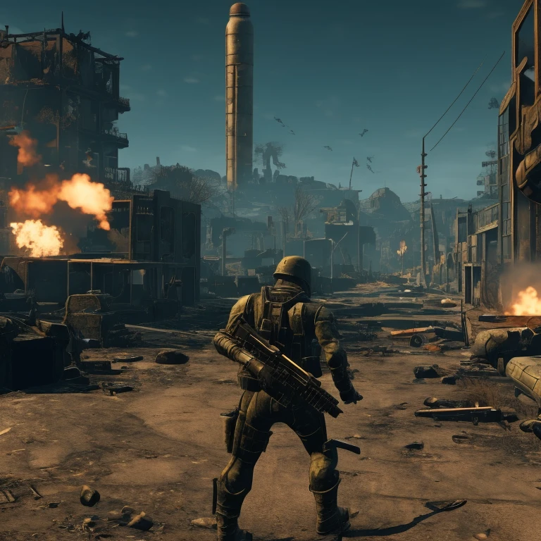 War war never changes, ghouls game, nuclear weapons fallout 4