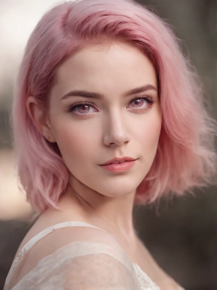 masterpiece, highest quality, Pink Hair, Pink Eyes,, masterpiece, highest quality,