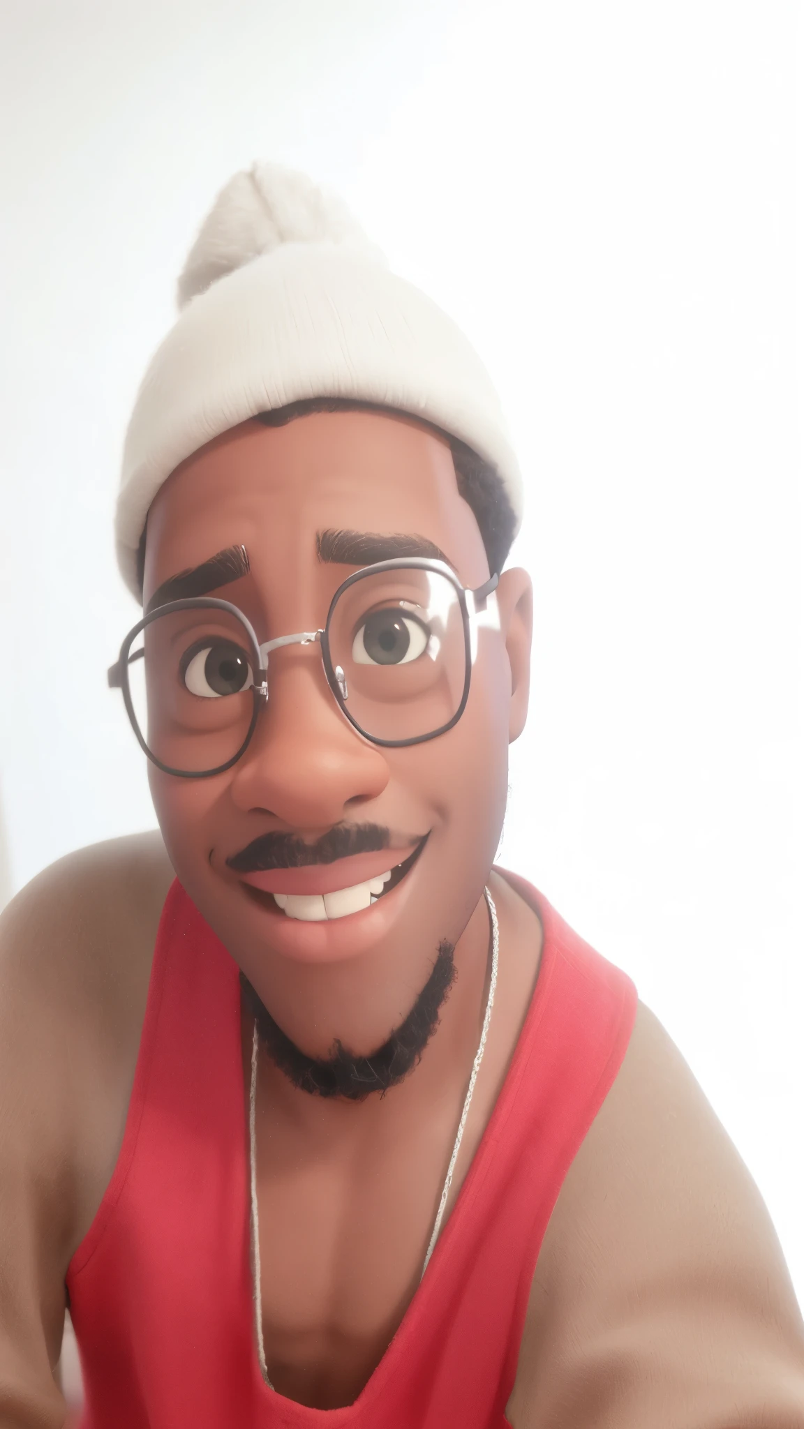 Black boy in an office