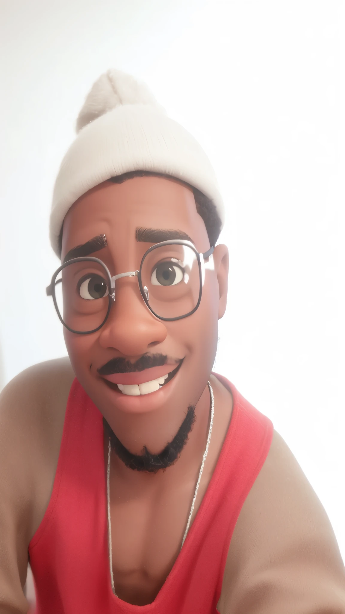 Black boy in an office 