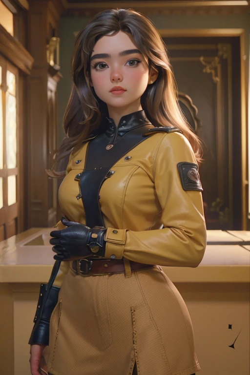 (8k, mejor calidad, Obra maestra:1.2), ultra detallado, Obra maestra, Realistic lighting,Obra maestra, mejor calidad, Obra maestra, artes oficiales,extremely detailed CG unity 8k wallpaper,Hermosos detalles ojos, luz en la cara, 1 chica, Asca,parte superior del cuerpo, pecho, piloto_traje, plugtraje, rojo_chaqueta, Cortavientos, guantes, vendaje, cabello_ornamento, bracer,
