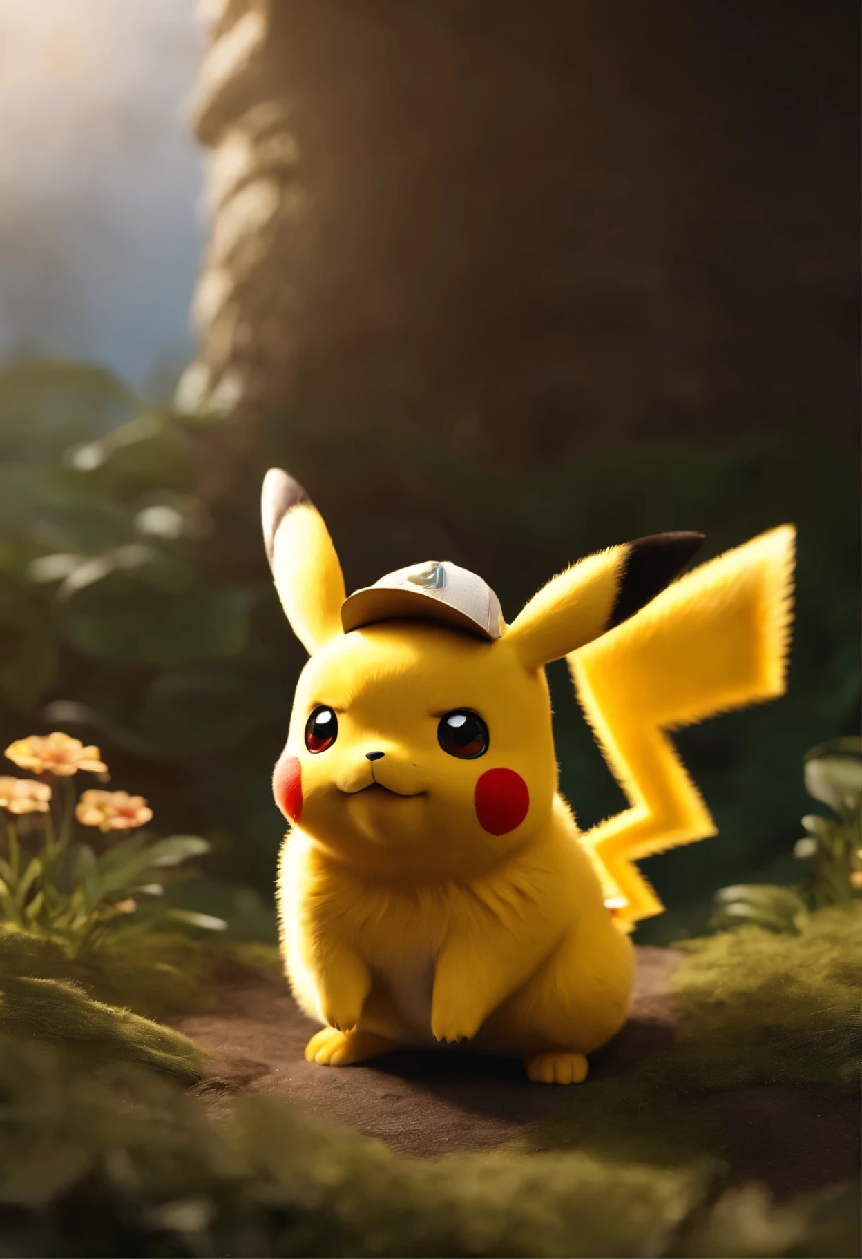 Imagine an extraordinary scene,Among them is a detailed Pikachu,,Towards the lower left corner,Zoom in to the macro detail range,You can see the tiny bits of dirt on each hair and fur.. Imagine high-resolution 8K images, Rendering with Octane Render,Make every complex element present the ultimate sense of reality.
Highlight Pikachu's fur with extreme detail, Show the texture of each hair, color, and placement. Diving into the fine details,Revealing subtle changes in fur length, direction, and the intricate patterns that make up Pikachu's iconic look.
Emphasizes dirt and tiny particles in Pikachu's fur, Capturing the realism of the environment. Use Octane Render to bring out the nuances in color and texture, The images created not only show Pikachu's cuteness,It also shows the authenticity of its world.
Consider using lights to enhance macro details, Cast Shadows,Adding depth to Pikachu's fur. Utilize the rendering capabilities of Octane Render to create an image with vibrant colors, Realistic lighting, and wonderful details that immerse the audience in the microscopic world of Pikachu fur.
Imagine Pikachu in a dynamic pose, Maybe with a playful expression,or in a scene that matches its vibrant personality. Create an image that captures not only macro details,Images that also convey the essence of Pikachu's charm and personality.
This detailed prompt is intended to inspire a highly detailed and macro depiction of Pikachu., Every hair and tiny speck of dirt is clearly visible, High-resolution 8K image rendered with Octane Render,With unparalleled realism.