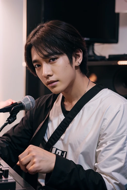 criar imagem de um asiatico do grupo de musica bts estilo anime