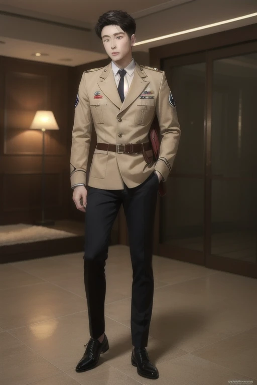 masterpiece,best quality,ultra-detailed,1boy,full body,soldier,SEAL,