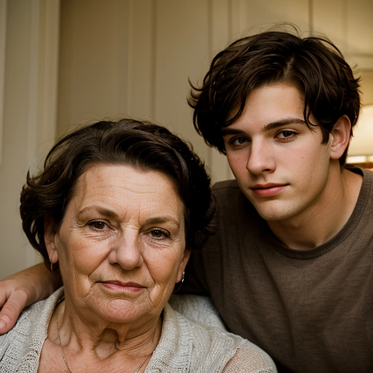 A grandmother and a young man in a romance
