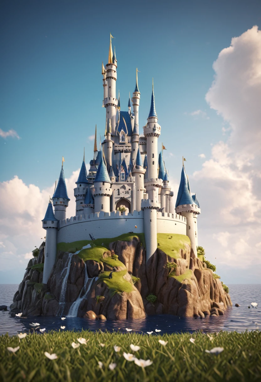 Woman in front of a castle in Disney World's Magic Kingdom, with blue sky in the background, castle in the background, with castle in the background, castle in the background, magical kingdom, (castle in the background), the background is the castle in Disneyland, Disney World, next to a castle, Walt Disney World.

A beautiful woman, with white skin and dark brown hair. She is about 45 years old, 165 cm tall and weighs 56 kg. She had modeled legs, perfect legs, toned legs, perfect mouth, medium breasts, perfect face. Her body exudes glamor and her face is a definition of beauty. Slender body, thin waist. Highly realistic, hyperrealism, very elaborate skin. Clear photo, high resolution, high quality, masterpiece, 16K photo, high contrast, masterpiece, NUDE, NUDITY, NFSW.