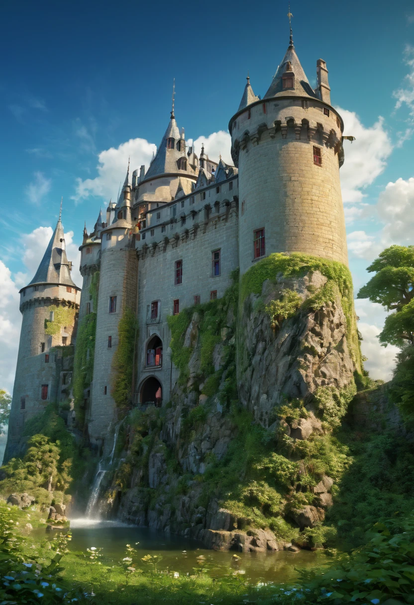 (magical, dreamlike, never-before-seen, enchanting, majestic castle),(hypnotizing, hyper-detailed, sharp focus, 4k, 8k, high-definition),(vivid colors, HDR, ultra-fine painting, professionally executed),(fairytale-like, surreal atmosphere, ethereal lighting),(mysterious, hidden doorways, grand staircase, towering spires),(whimsical, floating islands, cascading waterfalls, lush gardens),(mystical, shimmering crystals, sparkling chandeliers, intricate tapestries),(timeless beauty, graceful architecture, ornate carvings, stained glass windows),(elegant ballroom, ethereal ball gowns, dancers twirling),(captivating, magical creatures, unicorns, dragons),(enchanted forest, mysterious woods, twinkling fireflies),(spellbinding, starlit sky, shooting stars),(epic, awe-inspiring, masterpiece:1.2),(fantasy, concept artwork, imaginative),(storybook, fairytale, surreal),(emotion-evoking, breathtaking, artistically inspired).