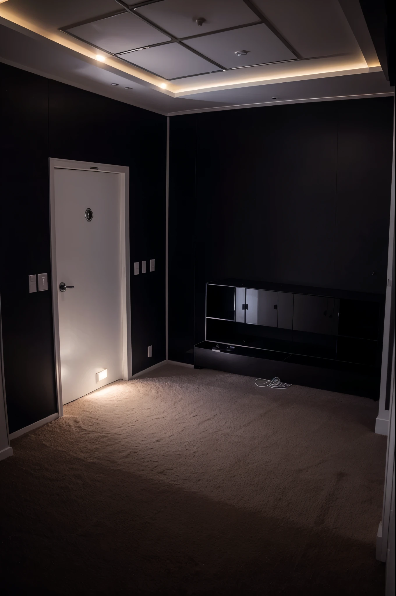 An experimental room for lights display