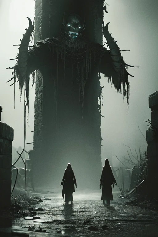 (best quality,4k,8k,highres,masterpiece:1.2),ultra-detailed,(realistic,photorealistic,photo-realistic:1.37),unspeakable horrors in the dungeon,dark fantasy,blood,gore,human remains,haunting atmosphere,spooky shadows,dimly lit,creepy atmosphere,macabre visuals,ominous setting,dripping blood,disturbing imagery,terrifying creatures,nightmare inducing,unsettling vibe,morbid scenery,horror movie scene,forbidding dungeon,dreadful presence,terrified expressions,terrifying monsters,macabre details,horrendous visage,twisted body parts,grim atmosphere,ghastly specters,nightmarish beings,hauntingly beautiful,cryptic symbols,dark magic rituals,demonic entities,menacing presence,gory details,ominous whispers,spine-chilling ambiance,unnerving shadows,lurking terrors,cold and foreboding,necromantic aura,dread-inducing,gothic horror,deathly silence,beady eyes, dark fantasy, medieval