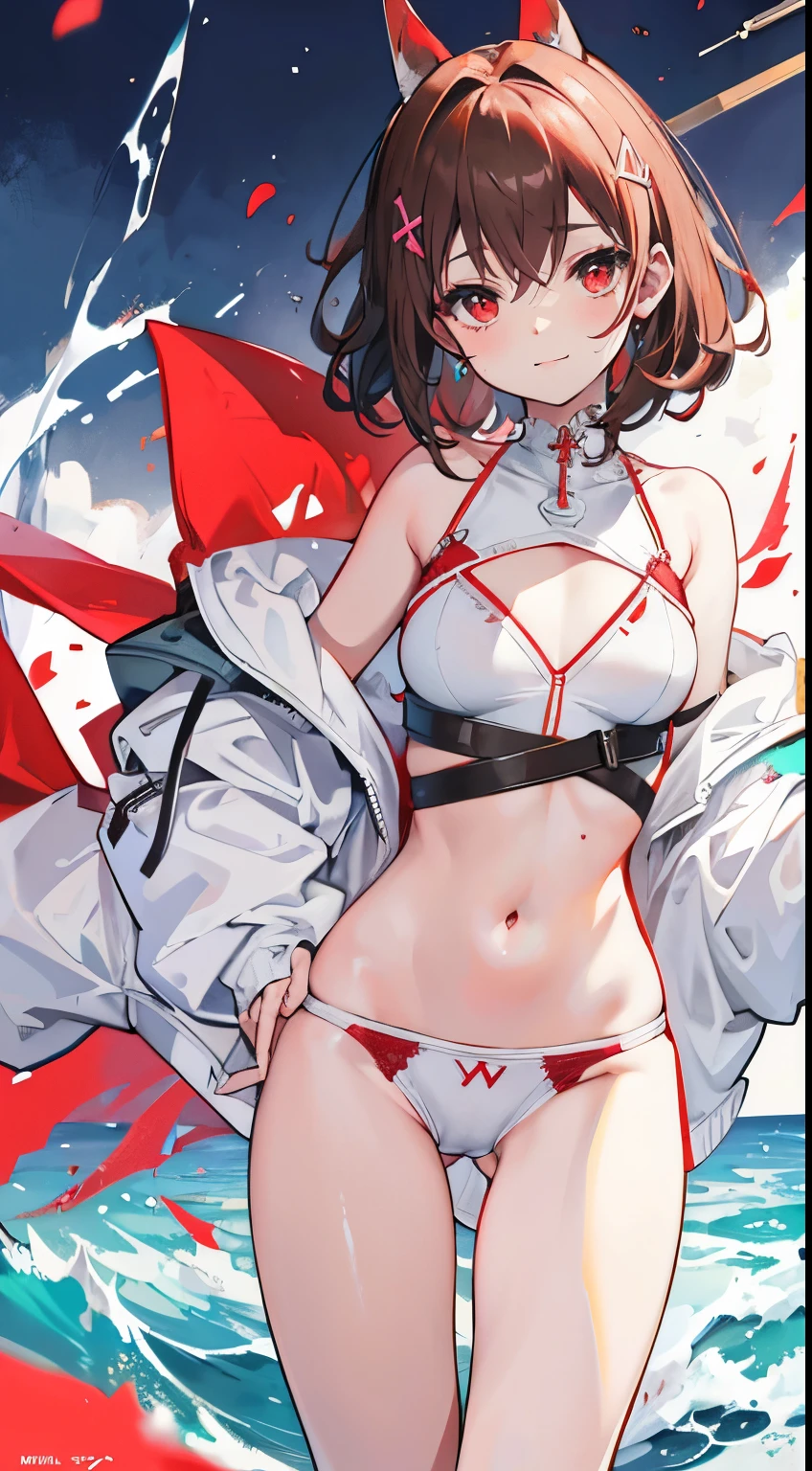 X-rated,Undertale,Chara,age Girl,Red Eyes,Smile,Sexy,Chest air leak,Short brown sea ice turns red,underwear模特,lust,Manual repair,detail,,HD,underwear,Sticking out tongue,Playful,like,Buttocks close-up,Sweat,The beauty of Asak,retreat,Camel toe,secretion,liquid,like心,Lace,White