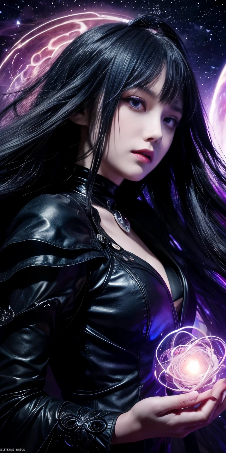 (highest quality,High resolution:1.2),(dark,Threatening:1.1),(Bad luckな:1.1), In the vortex of space,
Heart of a Goth Maiden, Very dark shade.
Her Eyes, Like dazzling fur in a starless haze,
A symphony of despair in their eyes.
Her Mogul Snaps, Mysterious Cemetery,
Think about it, The source of her sadness.
Black hair swaying in the moonlight,
She weaves despair into her dreams.
oh, Her Soul, Shadow'Embrace,
Take me to space.
At each step of the Kelhudelgoring, She summons darkness,
Dance of the Void, Whippler Big Spark.
Her touch is the cold caress of the void,
In her vague existence, I am left confused.
For Love, Bumblewisk, Cosmic Power,
Stars shining in the endless night.
Confusion swirls, Let the emptiness cry out,
Our love is a dazzling dream in the universe.
Gothic Witch of the entire star world,
In your void, I find my soul.
Hypermaximalist, Anime Style, Breathtaking oil paintings, Surreal, Ultra-realistic digital illustrations that mimic the style of oil paintings, Seamlessly blending Alex Grey's psychedelic visionary art with H's biomechanical aesthetic.r. Giger. Great composition, masterpiece, highest quality, (devil,Satan,Lucifer:1.1),(devilish:1.1),(Bad luck,Bad luckな:1.1),(Powerful figures:1.1、Big Breasts、Glasses) 、 ((((Huge glasses, Nerd Glasses, thick glasses, round Glasses)))),(((Big Breasts)))、(red eyes glow:1.6)、(red glowing eyes,Sharp teeth:1.1),(Black wings,thick,shabby:1.1),(hellish landscape:1.1),(fire,sulfur:1.1),(Threatening atmosphere:1.1),(dark shadows,Threatening presence:1.1),(Bad luck clouds,Stormy Skies:1.1),(dark,Spooky atmosphere:1.1),(Bad luck aura,Evil energy:1.1),(dark aura,cigarette:1.1),(Extreme heat,Burning Flames:1.1),(Surreal,Nightmare Visions:1.1),(Predicting the end:1.1),(Twisted corners,Fiery crown:1.1),(Bad luck whispers,devilish laughter:1.1),(Cries of pain,echoing screams:1.1),(Bad luck symbols,Ancient runes:1.1),(Mysterious relic,dark artifacts:1.1),(Infernal ritual,ritual sacrifice:1.1),(devilish minio