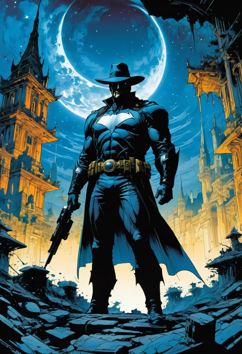 Castle, Dream, by Frank Miller comic style, best quality, masterpiece, very aesthetic, perfect composition, intricate details, ultra-detailed