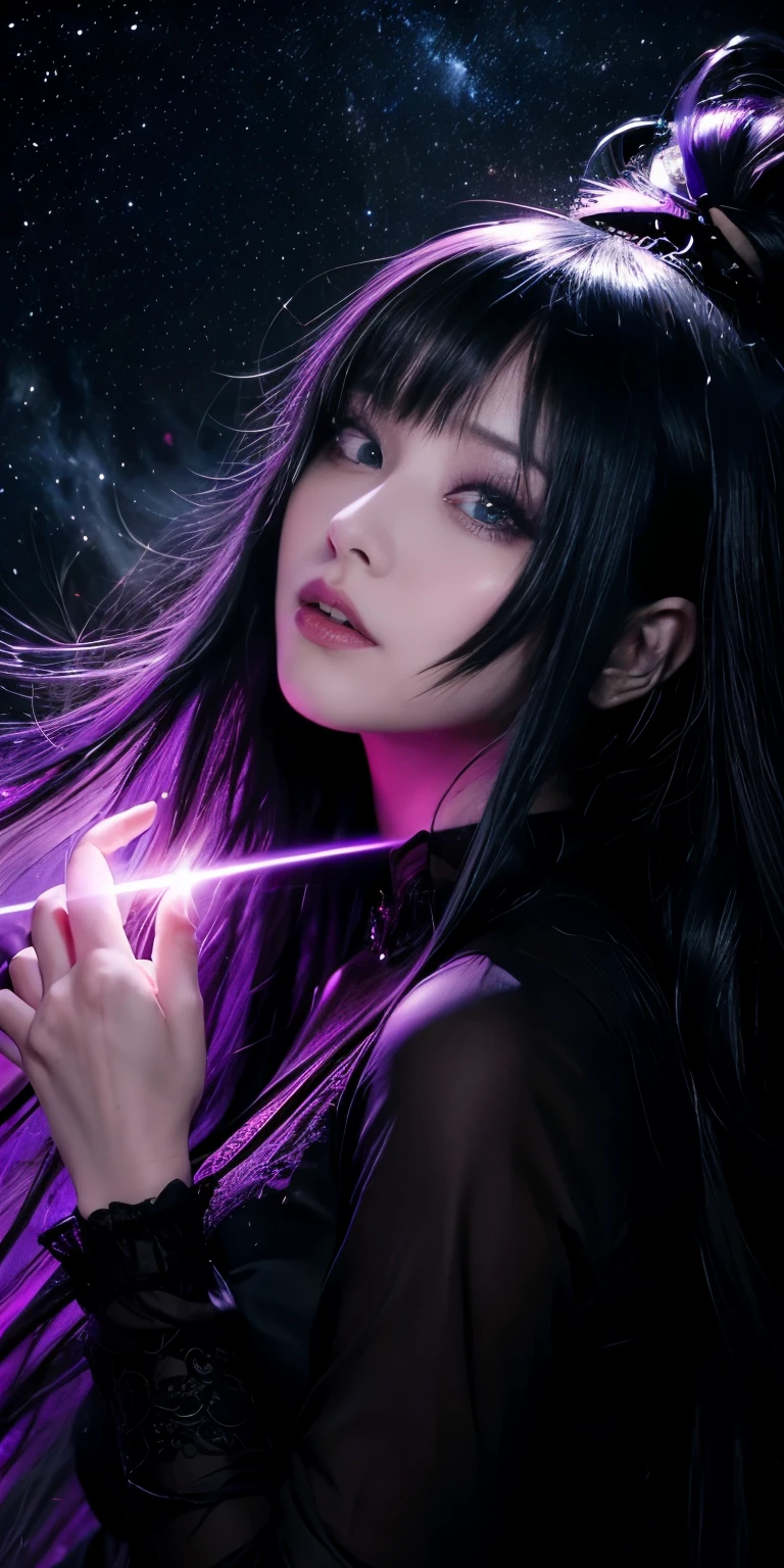 (highest quality,High resolution:1.2),(dark,Threatening:1.1),(Bad luckな:1.1), In the vortex of space,
Heart of a Goth Maiden, Very dark shade.
Her Eyes, Like dazzling fur in a starless haze,
A symphony of despair in their eyes.
Her Mogul Snaps, Mysterious Cemetery,
Think about it, The source of her sadness.
Black hair swaying in the moonlight,
She weaves despair into her dreams.
oh, Her Soul, Shadow'Embrace,
Take me to space.
At each step of the Kelhudelgoring, She summons darkness,
Dance of the Void, Whippler Big Spark.
Her touch is the cold caress of the void,
In her vague existence, I am left confused.
For Love, Bumblewisk, Cosmic Power,
Stars shining in the endless night.
Confusion swirls, Let the emptiness cry out,
Our love is a dazzling dream in the universe.
Gothic Witch of the entire star world,
In your void, I find my soul.
Hypermaximalist, Anime Style, Breathtaking oil paintings, Surreal, Ultra-realistic digital illustrations that mimic the style of oil paintings, Blends seamlessly with Alex Grey'Psychedelic fantasy art by H'The Aesthetics of Biomechanics.R. Giger. Great composition, masterpiece, highest quality, (devil,Satan,Lucifer:1.1),(devilish:1.1),(Bad luck,Bad luckな:1.1),(Powerful figure:1.1、Big Breasts、Glasses) 、 ((((Huge glasses, Nerd Glasses, thick glasses, Round Glasses)))),(((Big Breasts)))、(Red eyes glow:1.6)、(Red glowing eyes,Sharp teeth:1.1),(Black wings,thick,shabby:1.1),(hellish landscape:1.1),(fire,sulfur:1.1),(Threatening atmosphere:1.1),(dark shadows,Threatening presence:1.1),(Bad luck clouds,Stormy Skies:1.1),(dark,Spooky atmosphere:1.1),(Bad luck aura,Evil energy:1.1),(dark aura,cigarette:1.1),(Extreme heat,Burning Flames:1.1),(Surreal,Nightmare Visions:1.1),(Predicting the end:1.1),(Twisted corners,Fiery crown:1.1),(Bad luck whispers,devilish laughter:1.1),(Cry of pain,echoing screams:1.1),(Bad luck symbols,Ancient runes:1.1),(Mysterious Relic,dark artifacts:1.1),(Infernal Ritual,Ritual sacrifice:1.1),(devilish minio