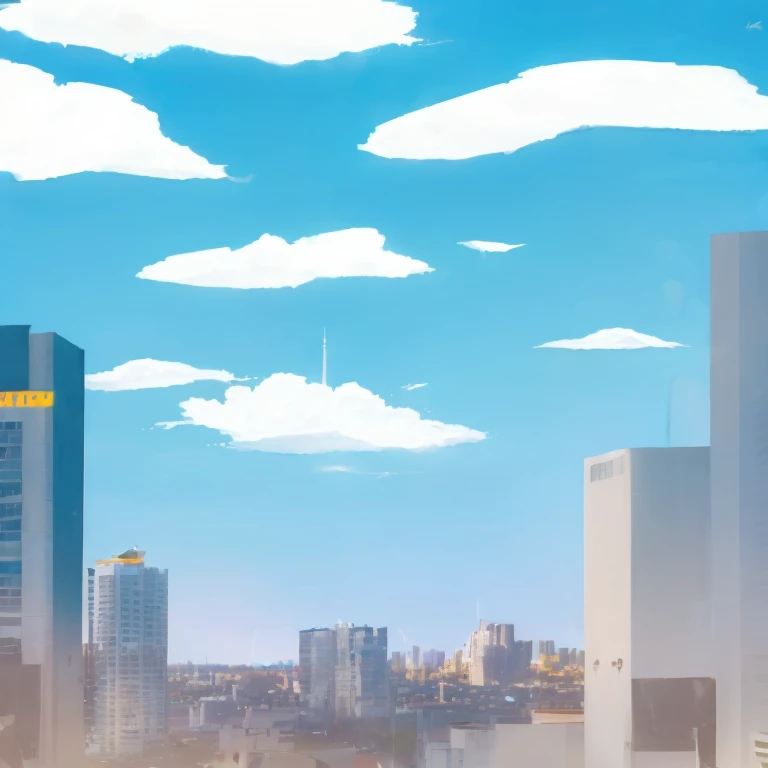 una ciudad con edificios altos, paisaje urbano estilo anime, cielo animado, high definition animated cityscape, paisaje urbano diurno, fondo animado, fondo animado art, nubes animadas, Paisaje urbano distante, paisaje de la ciudad, fondo de la ciudad, Escena del anime de Tokio., Paisaje animado wallpaper, Paisaje animado, city backdrop, paisaje animado concept art, paisaje animado, escena de fondo aleatoria, fondo de Tokio, futurista, futuro, autos voladores, hologramas, autos voladores, solarpunk, hologramas, hermosos cielos azules, hermosas nubes, edificios lujosos, arquitectura excelente, bella arquitectura, arquitectura futurista, ciudad futura, technology avanzada, ciudad avanzada, technology, tech, luces, luces holograficas de edificios, fondo anime, anime background