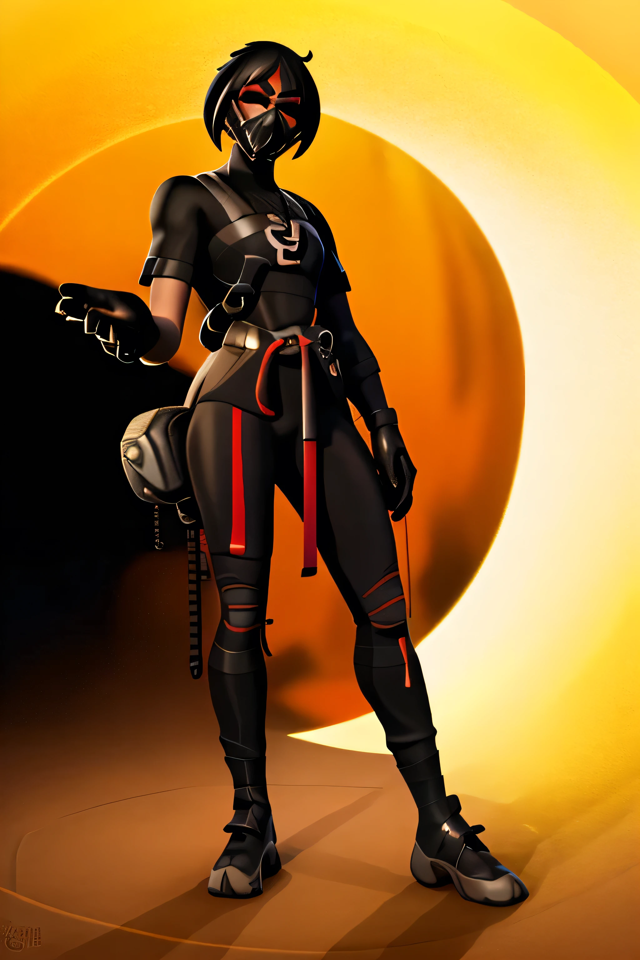Zush:1.1, 1 girl, medium breasts,((multifarbige Haut, mehrfarbige Haare, stitched arm, zweifarbiges Haar, schwarzes Haar, white hair, farbige Haut, Animation, gespaltenes Haar, Stiche, stitched face, Zombies:1.5, Blut, Resident Evil)), kurze Anime-Haare, rote Augen, Handschuhe, Nabel, nackten Schultern, Stehen, in armless, jack o lantern,
black Handschuhe, Taille, belt, Hose, bauchfreies Top, Maske, armband, mouth Maske, dogtags, tinted, Full body, von oben, Ruinenstadt:1.5,
Halloween , Nacht, evil sky, Blut_Mond,
Halloween Wolkenkratzer, Wolkenkratzerdach:1.5, Stadt unten:1.3,
highest quality, good quality, (Detailliertes Gesicht und Augen:1.1),