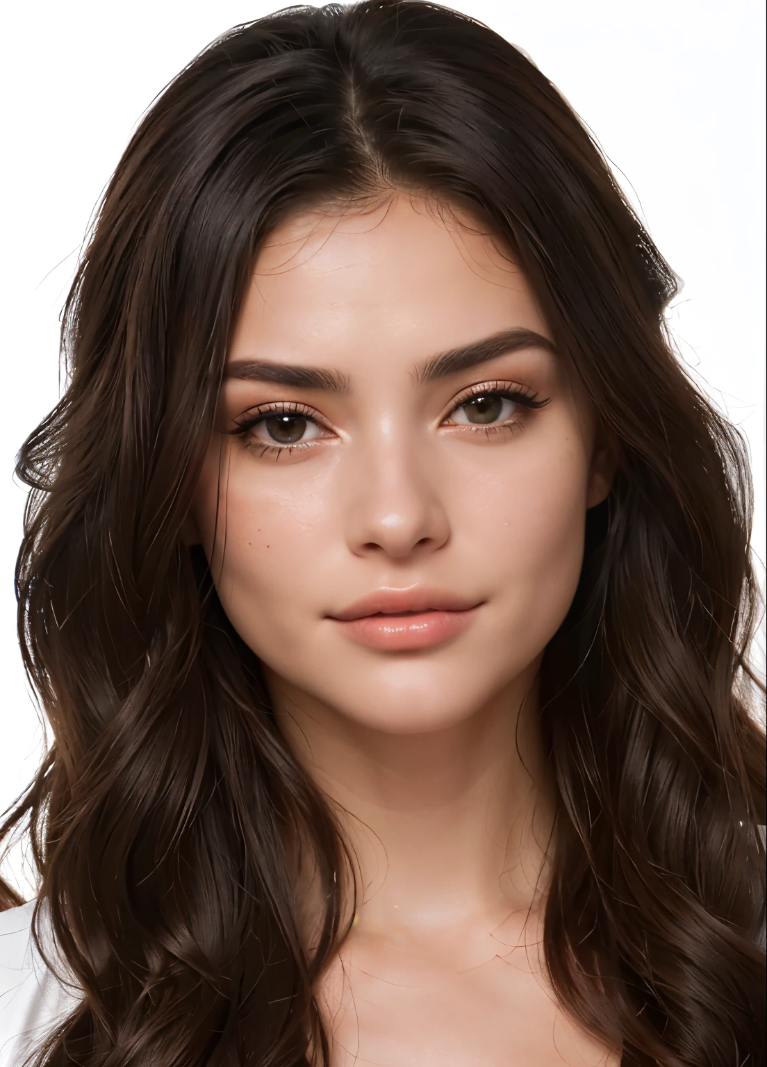 um close up de uma mulher com longos cabelos castanhos e olhos azuis, detailed realista face, realista rosto detalhado, highly detailed realista face, detailed and realista face, hyperrealista , realista and rosto detalhado, avatar da segunda vida, pele brilhante, realista beautiful face, real rosto detalhado, realista | rosto detalhado, beautiful realista face, with very highly rosto detalhado