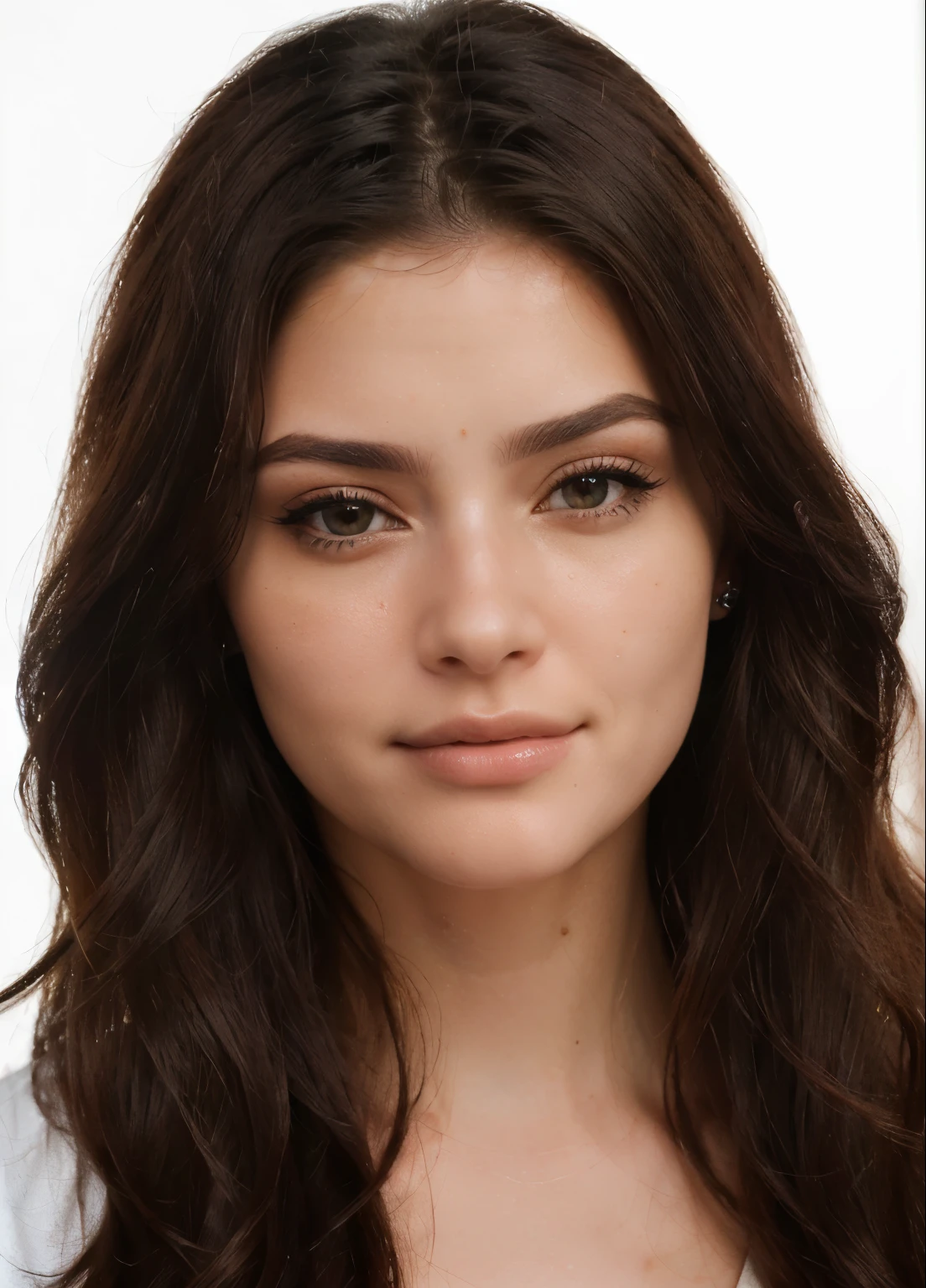 um close up de uma mulher com longos cabelos castanhos e olhos azuis, detailed realista face, realista rosto detalhado, highly detailed realista face, detailed and realista face, hyperrealista , realista and rosto detalhado, avatar da segunda vida, pele brilhante, realista beautiful face, real rosto detalhado, realista | rosto detalhado, beautiful realista face, with very highly rosto detalhado