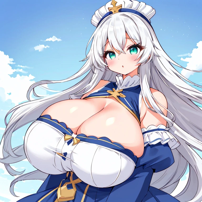 An Insanely Huge Breasted Girl, who has Excessively Increased her Breast size to Unreasonably Large Extremes. (((Gigantic Breasts, Extremely OverInflated Breasts, Very Biggest Breasts, Excessively Exaggerated Breasts, Very Oversized Breasts, Extra Enormous Breasts, Ultra Huge Breasts, Mega Gigantic MILF Breasts))), huge Cleavage, big Cleavage,