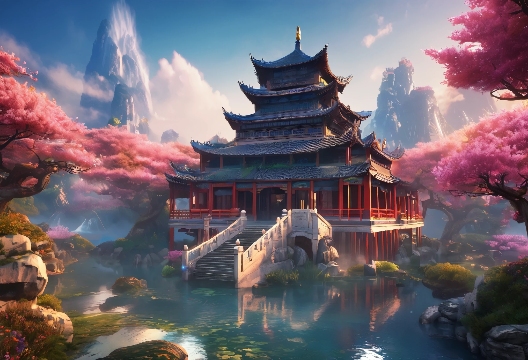 Magical world, wonderful, perfect, ((masterpiece, highest quality, 8K)), China,