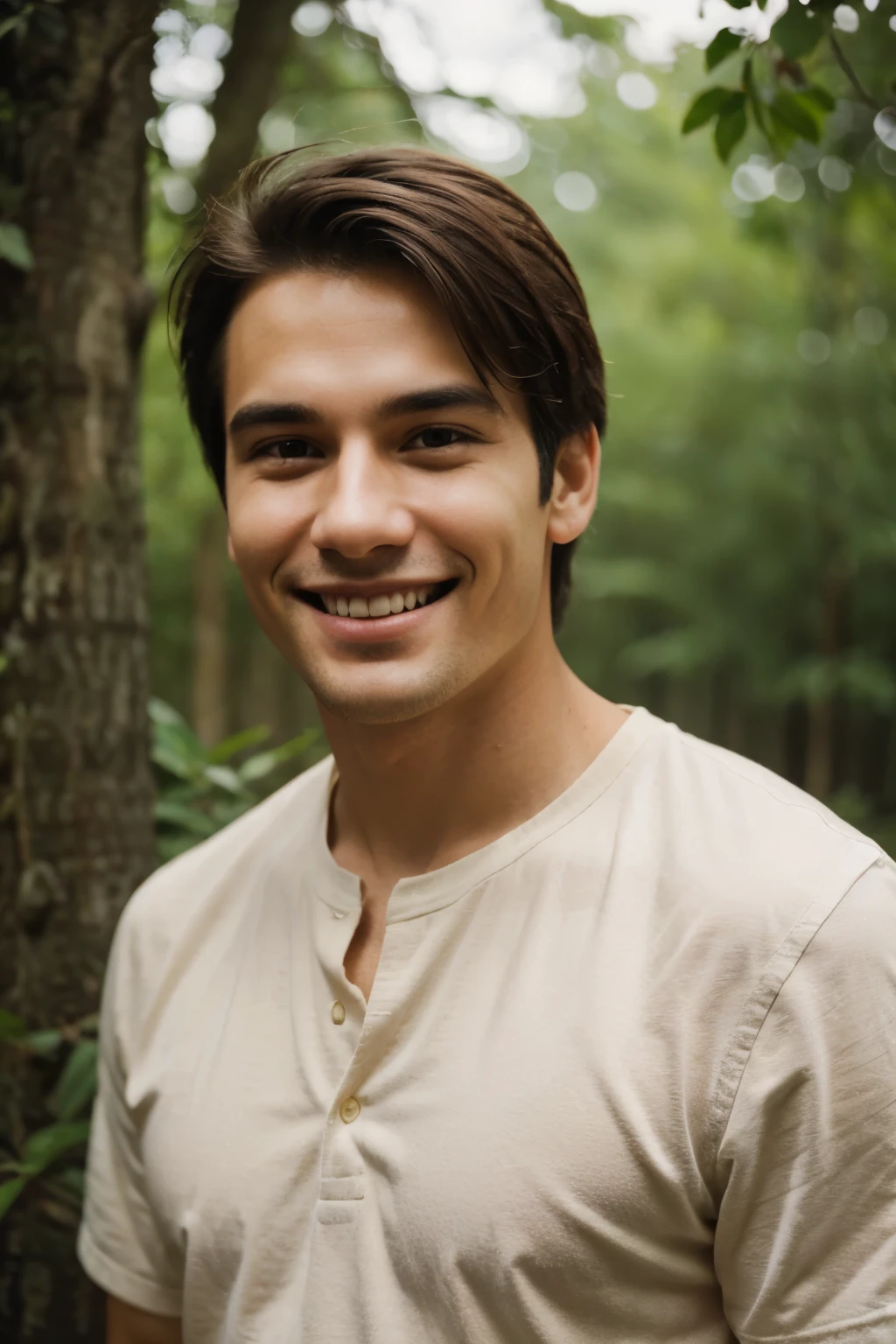 natural photo, photo of man, smile, ultrarealistic