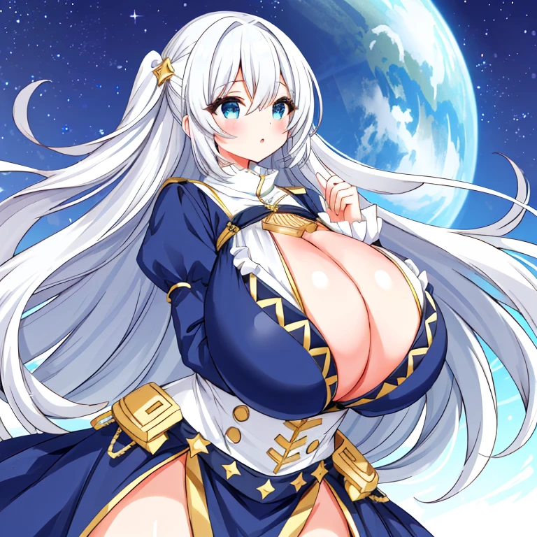 An Insanely Ultra-Massive Breasted Girl, who has Excessively Increased her Breast size to Unreasonably Gargantuan Extremes. (((Very Gigantic Breasts, Extremely OverInflated Breasts, Very Biggest Breasts, Excessively Exaggerated Breasts, Very Oversized Breasts, Extra Enormous Breasts, Ultra Huge Breasts, Mega Gigantic MILF Boobs: 1.1))), big Cleavage, ((She is a Extremely Overdeveloped, Absurdly Extra Thick, and Ridiculously Beautiful Girl)),