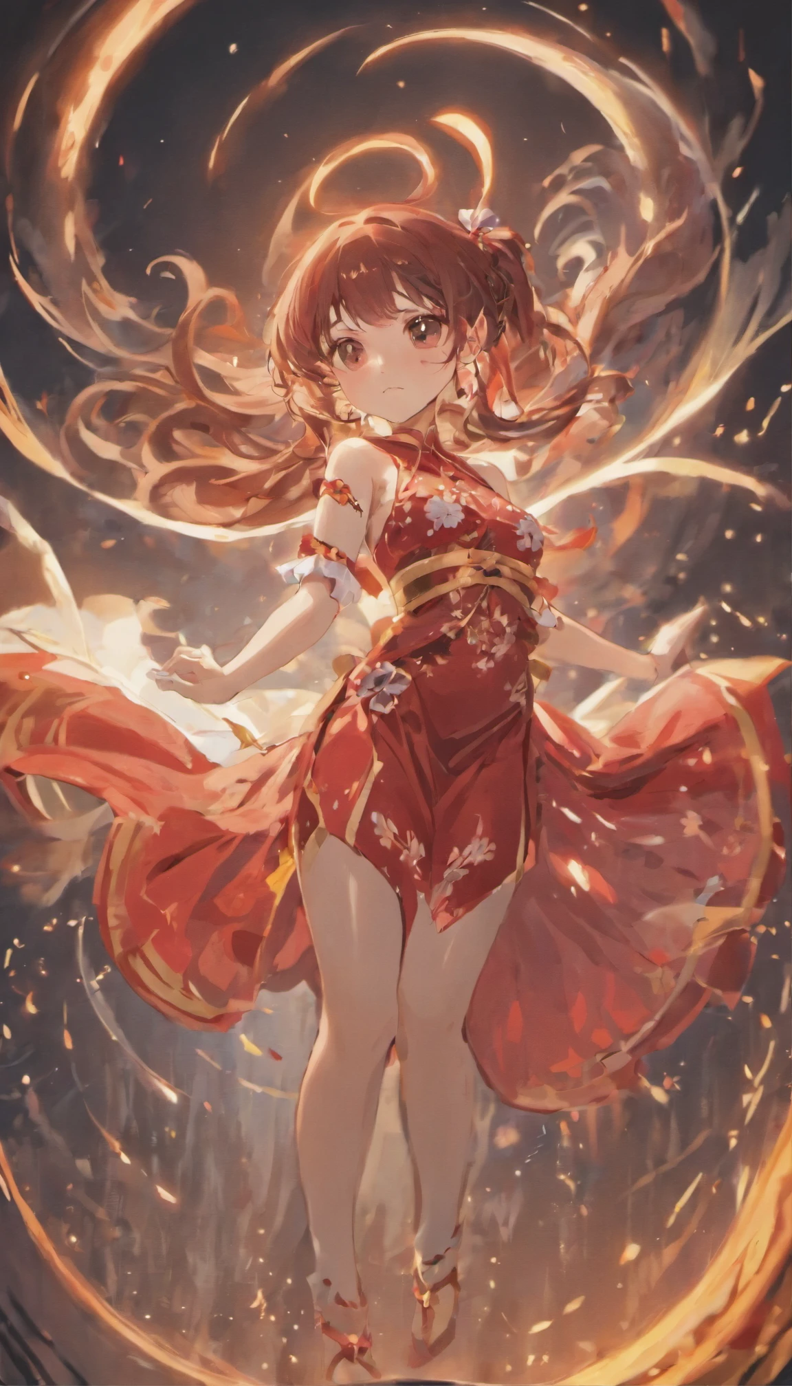 with high definition images,The mysterious beauty of the lonely shrine maiden, Shirarei Reimu、Captured with stunning cinematic artistry。Her long, flowing hair is decorated with a delicate white ribbon.、Shrine maiden in red traditional costume、This masterpiece highlights the intricate details of her outfit。Her large breasts and wide hips are skillfully rendered with meticulous attention to detail.、This solo female character has feminine curves.。By skillfully using lighting and shadows、Gives your image fascinating depth、Reimu's figure is brought to life。