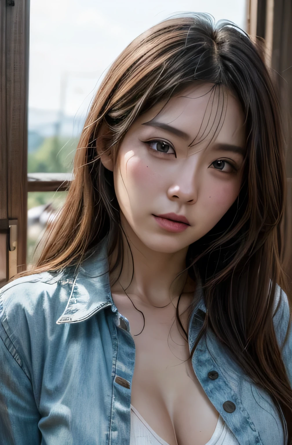 highest quality, masterpiece, Ultra-high resolution, (Realistic:1.4), RAW Photos, 32K Portrait, Very detailed, Cowboy Shot, Dynamic pose, One girl, 36 years old, The most famous Japanese idol、Japan's most popular cheerleader, Wearing only a yellow sleeveless cheerleader uniform, An innocent smile, View your viewers, Upturned buttocks, Very cute face, Stunningly beautiful big black eyes, Very beautiful hair, Very beautiful lips, Very beautiful skin, Very beautiful breasts, Very beautiful body, Very beautiful arms, Five perfect fingers, Very beautiful buttocks, Very beautiful thighs, Detailed face, Fine grain, Detailed Hair, Detailed lips, Detailed Skin, Detailed body, Detailed Weapons, Detailed five fingers, Detailed yellow sleeveless cheerleader uniform, Detailed hips, Thigh details