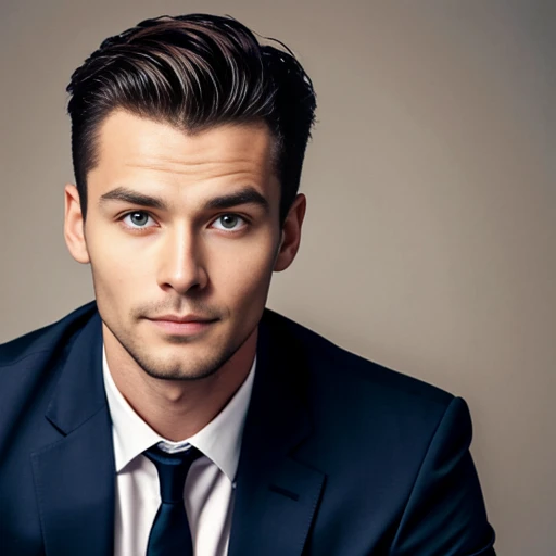 a perfect Czech man, focus on the character's face.