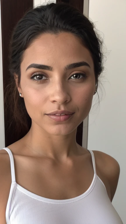obra de arte,Mulher extremamente bonita,Excelente sentido,(((fundo muito branco perfeito))),Quadrinhos americanos,(((A Mulher Perfeita))),(((uma pessoa))),Colorida,Parte superior do corpo perfeita altamente detalhada,rosto altamente detalhado,near future,SF,