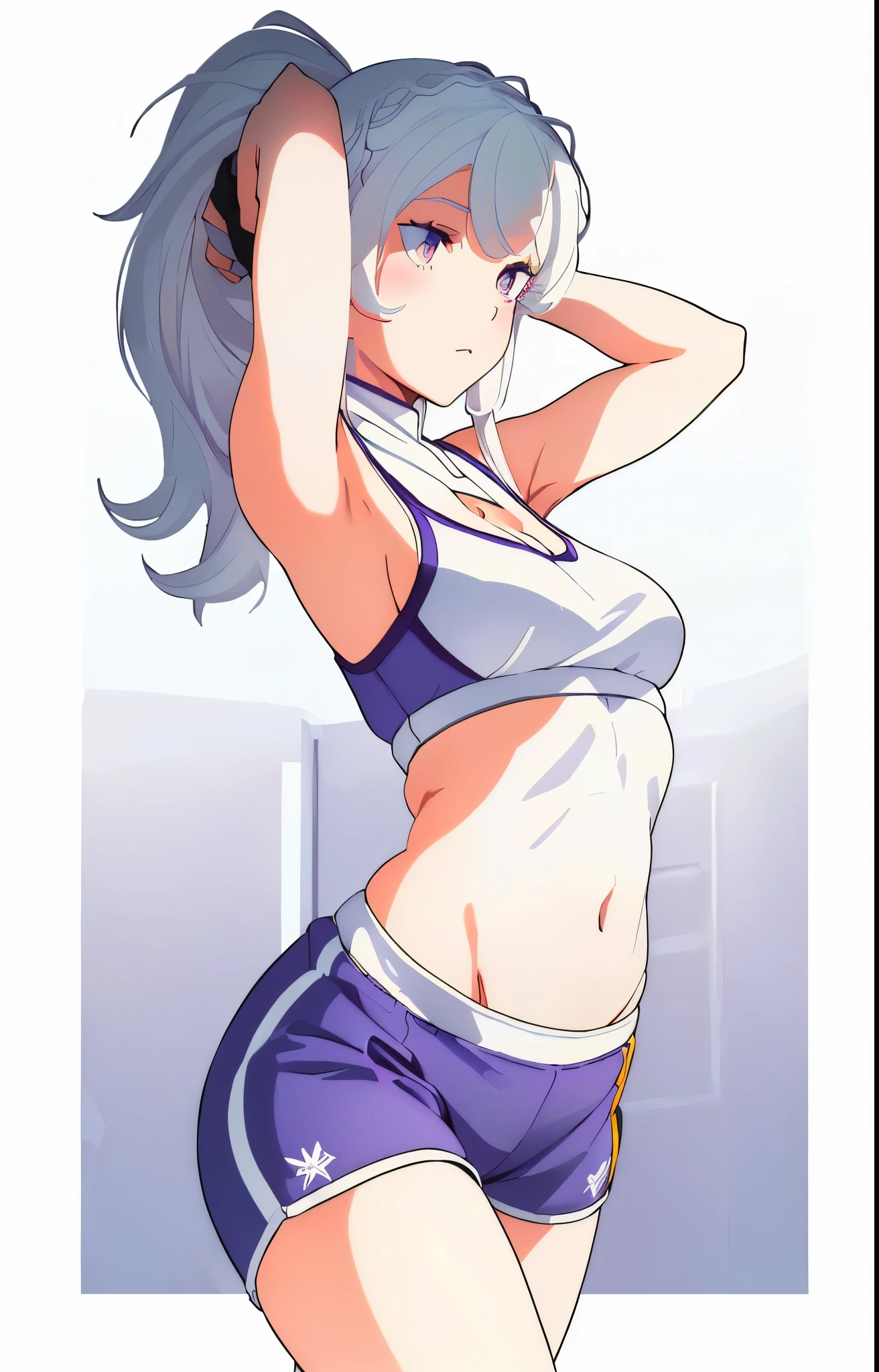 tmasterpiece,high high quality,A teenage girl,CasualClothing,Dance studio,lies on the ground,Very shy,fart,fart a lot