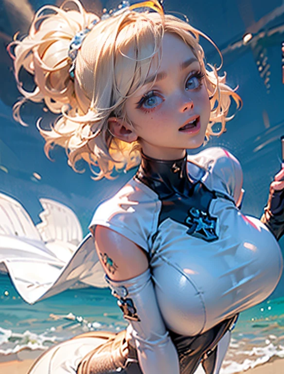 melancholic lighting, Take it easy, calm, Brilhar, obra de arte, melhor qualidade, 1 garota, (jinxlol: 1.2), (ultra photorealista: 1.3), (obra de arte: 1.4), melhor qualidade, ((realista)), alta qualidade, ultra detalhado, ((imagem real)), ((realista skin)), ((realista face)), (illustration: 1.05), (lindo: 1.05), (lindo detailed eyes: 1.05), (Cinematic Light: 1.1), corpo todo, Precise proportions,  de 25 anos, curvy model, (expondo peitos:1.4), (wearing a sexy jumpsuit:1.5), (apenas acordando:1.2), (em um ambiente de reforma de quarto:1.4)Ondas, blonde hair flowing in the wind, pernas longas, feet slightly open, bunda, rubor, timidez, clavicle, abdomen, textura dupla, lindo and delicate face, Pele clara, pele verdadeira, (detalhe do rosto), casais, super high resolution, 8k, Best quality parameters, obra de arte, super high resolution, (Realista 2.0), mais detalhes, pele detalhada, sorriso largo, dente branco,(Cabelo VOLUMINOSO GENGIBRE BLONDIE:1.1), olhos perfeitos e bem desenhados, namorada, Bonitinho, bonito, studio lighting, (((OLHOS MESMO PERFEITOS:1.1)))