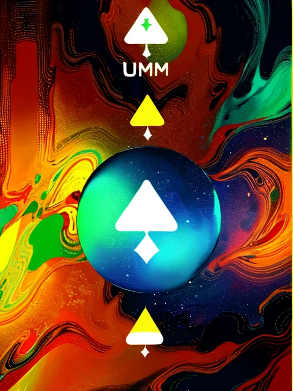 Um cofre de dinheiro, with multiple cryptocurrencies, very psychedelic