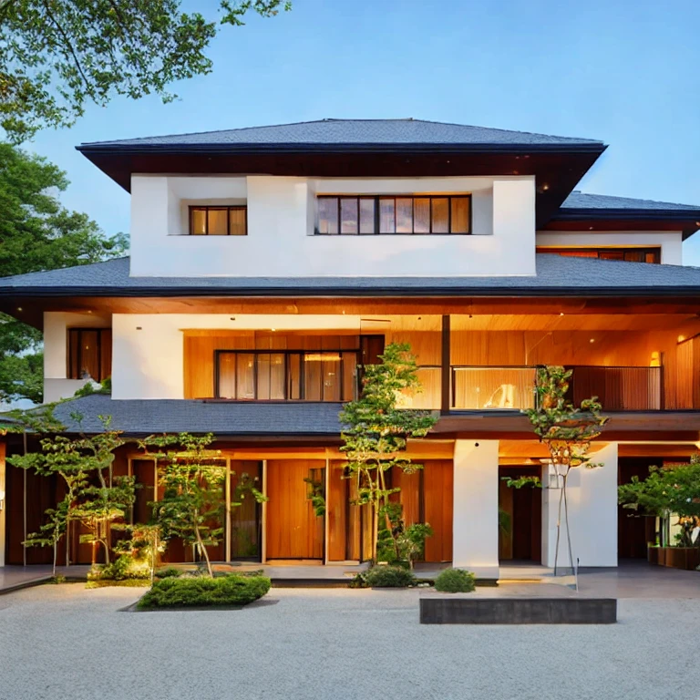 (masterpiece, best quality:1.2), KTHOUSE Villa - Morden Japan070524, MORDEN VILLA, Platform KTHOUSE, beautyful light