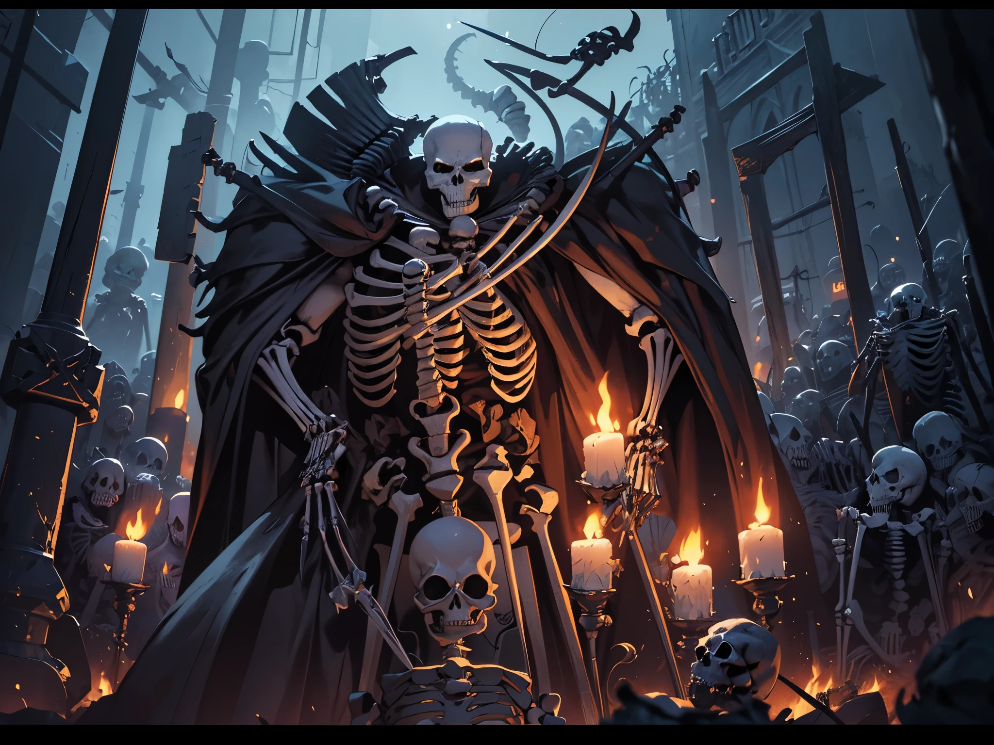 Solo, Holding, Cloud, No_Humanity, Blood, 1other, skull, Monster, Skeleton, Holding_skull, --auto