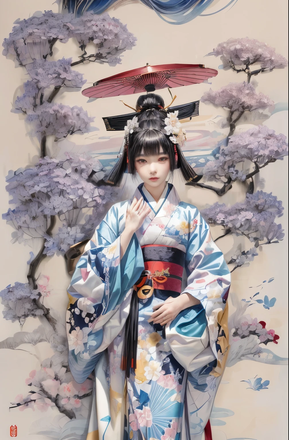 Remove excess arms and hands。Anatomically correct。