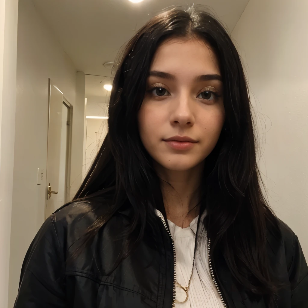 Medium girl, 25 years old, black hair,    Caucasian from Colombia 