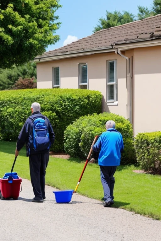 Real,
 Surreal,
 An elderly couple is cleaning up,
 Apparently the couple had come to visit with their grandchildren.,
 It appears that the grandson ransacked the elderly couple&#39;s home..,