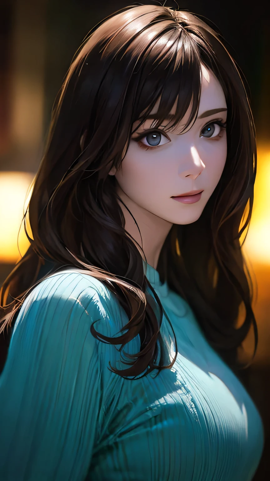 (hig彼st quality、8k、32k、masterpiece)、(Realistic)、(Realistic:1.2)、(High resolution)、Very detailed、Very beautiful face and eyes、1 girl、Delicate body、(hig彼st quality、Attention to detail、Rich skin detail)、(hig彼st quality、8k、Oil paint:1.2)、Very detailed、(Realistic、Realistic:1.37)、Bright colors、Full Body Shot, (Casual Fashion)