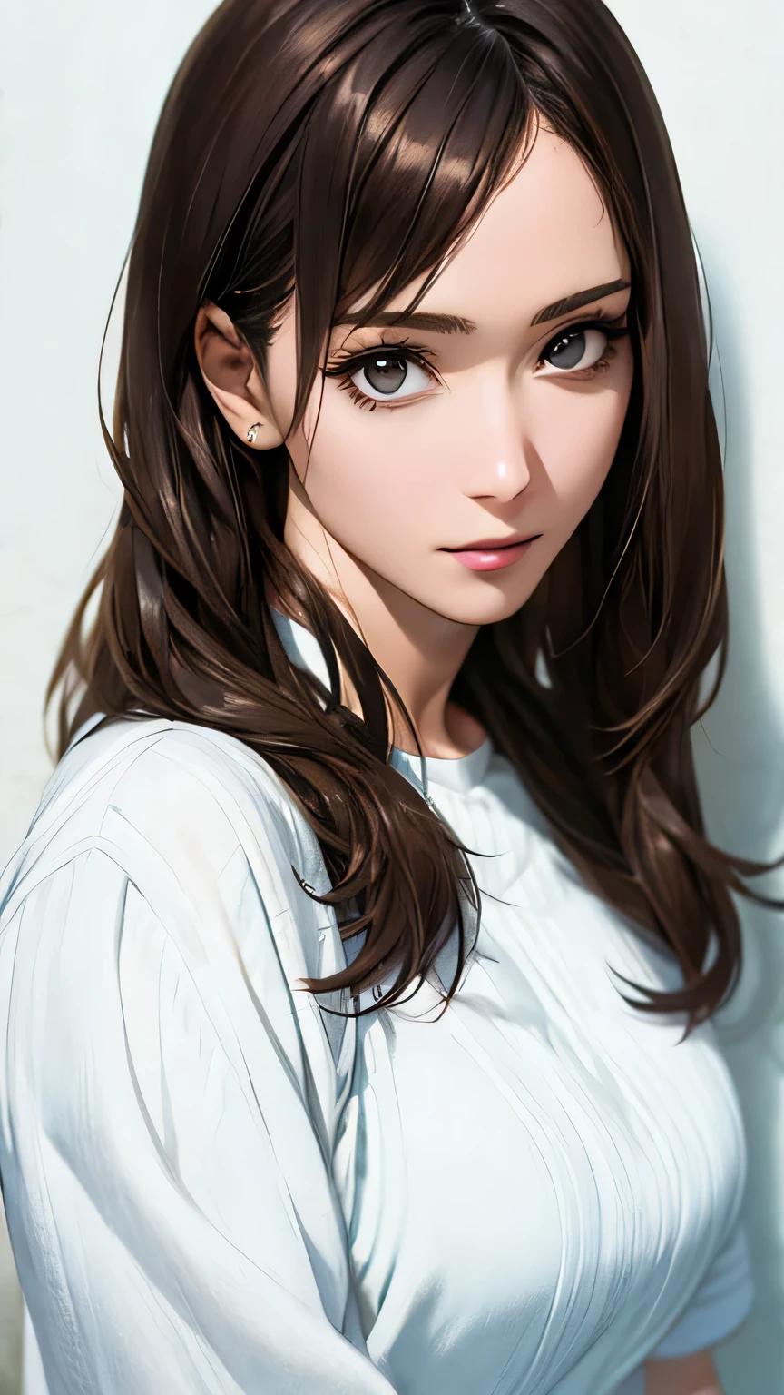 (hig彼st quality、8k、32k、masterpiece)、(Realistic)、(Realistic:1.2)、(High resolution)、Very detailed、Very beautiful face and eyes、1 girl、Delicate body、(hig彼st quality、Attention to detail、Rich skin detail)、(hig彼st quality、8k、Oil paint:1.2)、Very detailed、(Realistic、Realistic:1.37)、Bright colors、Full Body Shot, (Casual Fashion)
