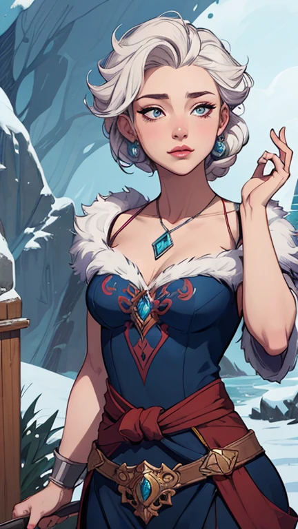 Personagem mulher Rainha Anna de Arendelle com marcas de guerras Imagem de desenho animado de uma mulher .Ilustra??o estilo desenho animado, estilo de arte dos desenhos animados, estilo de arte dos desenhos animados, digital illustration style, design de personagens altamente detalhado, arte digital detalhada coragem, Forest fan art, Design de personagens de retrato, beautiful digital illustration, retrato de alta qualidade, Arte em quadrinhos, mulher jovem cabelo com transas lindas . Queen Anna of ArendelleBeautiful lined eyes Medium large bust and wonderful sexy clothes. image expression of sexual desire from waist to head illustration Queen Anna of Arendelle