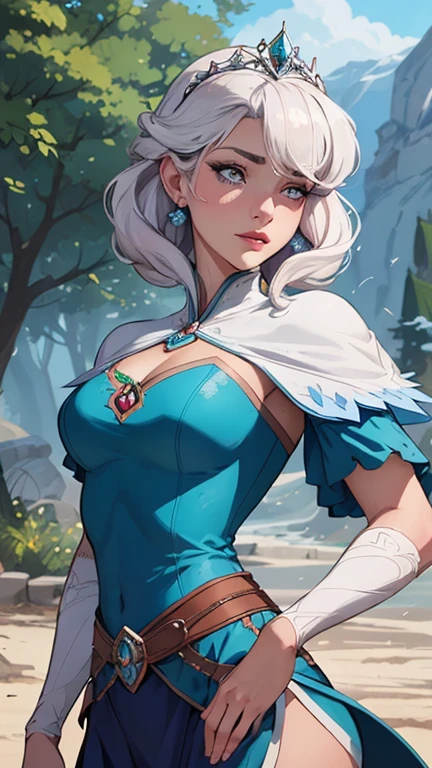 Personagem mulher Rainha Anna de Arendelle com marcas de guerras Imagem de desenho animado de uma mulher .Ilustra??o estilo desenho animado, estilo de arte dos desenhos animados, estilo de arte dos desenhos animados, digital illustration style, design de personagens altamente detalhado, arte digital detalhada coragem, Forest fan art, Design de personagens de retrato, beautiful digital illustration, retrato de alta qualidade, Arte em quadrinhos, mulher jovem cabelo com transas lindas . Queen Anna of ArendelleBeautiful lined eyes Medium large bust and wonderful sexy clothes. image expression of sexual desire from waist to head illustration Queen Anna of Arendelle