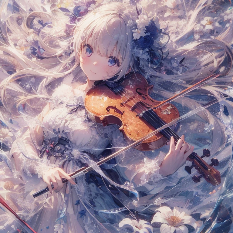 One girl
