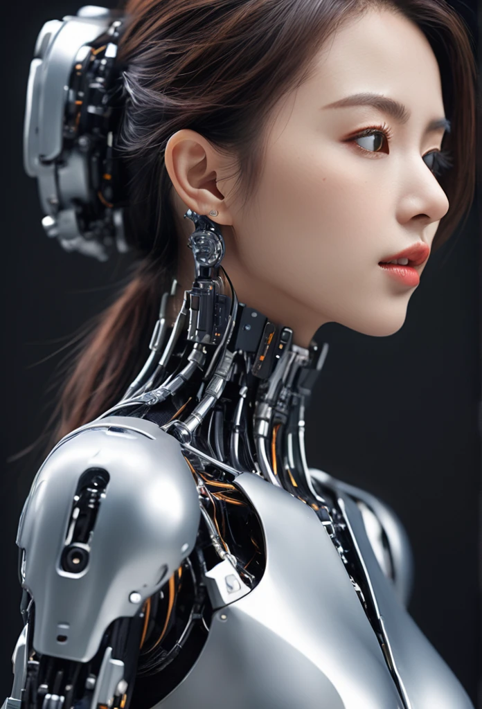 Realistic picture 8k,Masterpiece,Highest quality,Maximum details,anatomy,hips up,
Cyber beautiful girl robot cyberMachinery