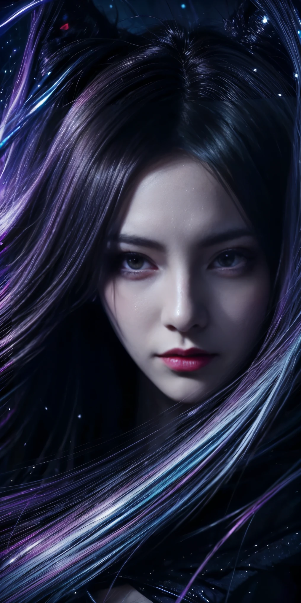 (highest quality,High resolution:1.2),(dark,Threatening:1.1),(Bad luckな:1.1), In the vortex of space,
Heart of a Goth Maiden, Very dark shade.
Her Eyes, Like dazzling fur in a starless haze,
A symphony of despair in their eyes.
Her Mogul Snaps, Mysterious Cemetery,
Think about it, The source of her sadness.
Black hair swaying in the moonlight,
She weaves despair into her dreams.
oh, Her Soul, Shadow'Embrace,
Take me to space.
At each step of the Kelhudelgoring, She summons darkness,
Dance of the Void, Whippler Big Spark.
Her touch is the cold caress of the void,
In her vague existence, I am left confused.
For Love, Bumblewisk, Cosmic Power,
Stars shining in the endless night.
Confusion swirls, Let the emptiness cry out,
Our love is a dazzling dream in the universe.
Gothic Witch of the entire star world,
In your void, I find my soul.
Hypermaximalist, Anime Style, Breathtaking oil paintings, Surreal, Ultra-realistic digital illustrations that mimic the style of oil paintings, Blends seamlessly with Alex Grey'Psychedelic fantasy art by H'The Aesthetics of Biomechanics.R. Giger. Great composition, masterpiece, highest quality, (devil,Satan,Lucifer:1.1),(devilish:1.1),(Bad luck,Bad luckな:1.1),(Powerful figure:1.1、Big Breasts、Glasses) 、 ((((Huge glasses, Nerd Glasses, thick glasses, Round Glasses)))),(((Big Breasts)))、(Red eyes glow:1.6)、(Red glowing eyes,Sharp teeth:1.1),(Black wings,thick,shabby:1.1),(hellish landscape:1.1),(fire,sulfur:1.1),(Threatening atmosphere:1.1),(dark shadows,Threatening presence:1.1),(Bad luck clouds,Stormy Skies:1.1),(dark,Spooky atmosphere:1.1),(Bad luck aura,Evil energy:1.1),(dark aura,cigarette:1.1),(Extreme heat,Burning Flames:1.1),(Surreal,Nightmare Visions:1.1),(Predicting the end:1.1),(Twisted corners,Fiery crown:1.1),(Bad luck whispers,devilish laughter:1.1),(Cry of pain,echoing screams:1.1),(Bad luck symbols,Ancient runes:1.1),(Mysterious Relic,dark artifacts:1.1),(Infernal Ritual,Ritual sacrifice:1.1),(devilish minio