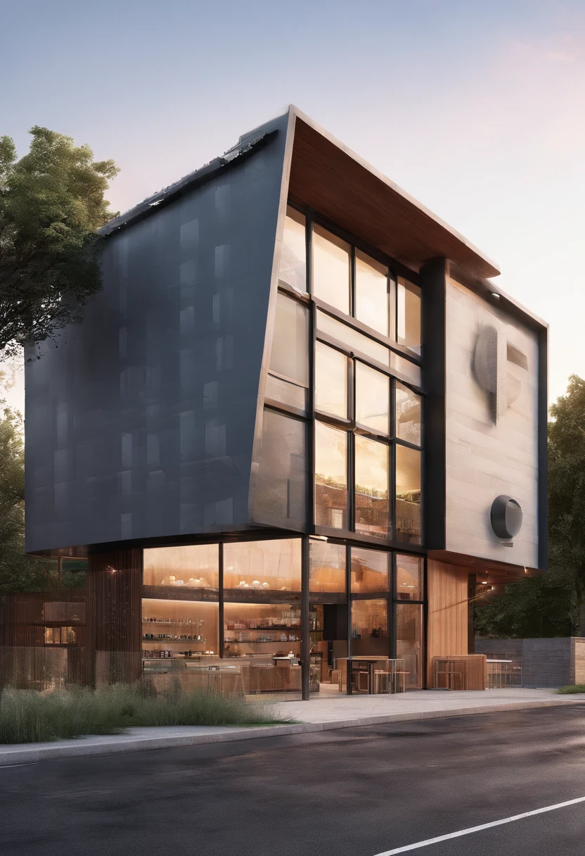 modern pop pub exterior design