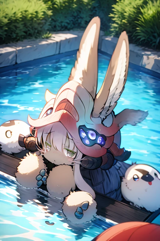 Animal Ears girl Swimsuit whole body Poolside