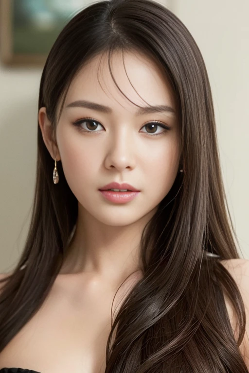 Focus on people。Create and express the best shining composition of the person in a realistic way。(masterpiece)、(top-quality)、ultra-detailliert、(A hyper-realistic)、(highly detailed CGillustration)、(extremely delicate and beautiful)、an adorable Girl、top-quality、Realistic skin feeling、Realistic fabric、We will introduce a realist illustration focusing on the center front of girls with realistic and ultra-detailed eyes.。This is the absolute rule, and the following sentence expresses the image quality。 The greatest painter in human history meets an unparalleled beauty、It is the greatest masterpiece in the history of the Inuiku Ichigo, which depicts the most beautiful figure of a lifetime.。 Create stunning anime artwork that is currently trending on seaStation、Introducing exquisite beauty and seductive aesthetics。Hair is tied up、onepiece