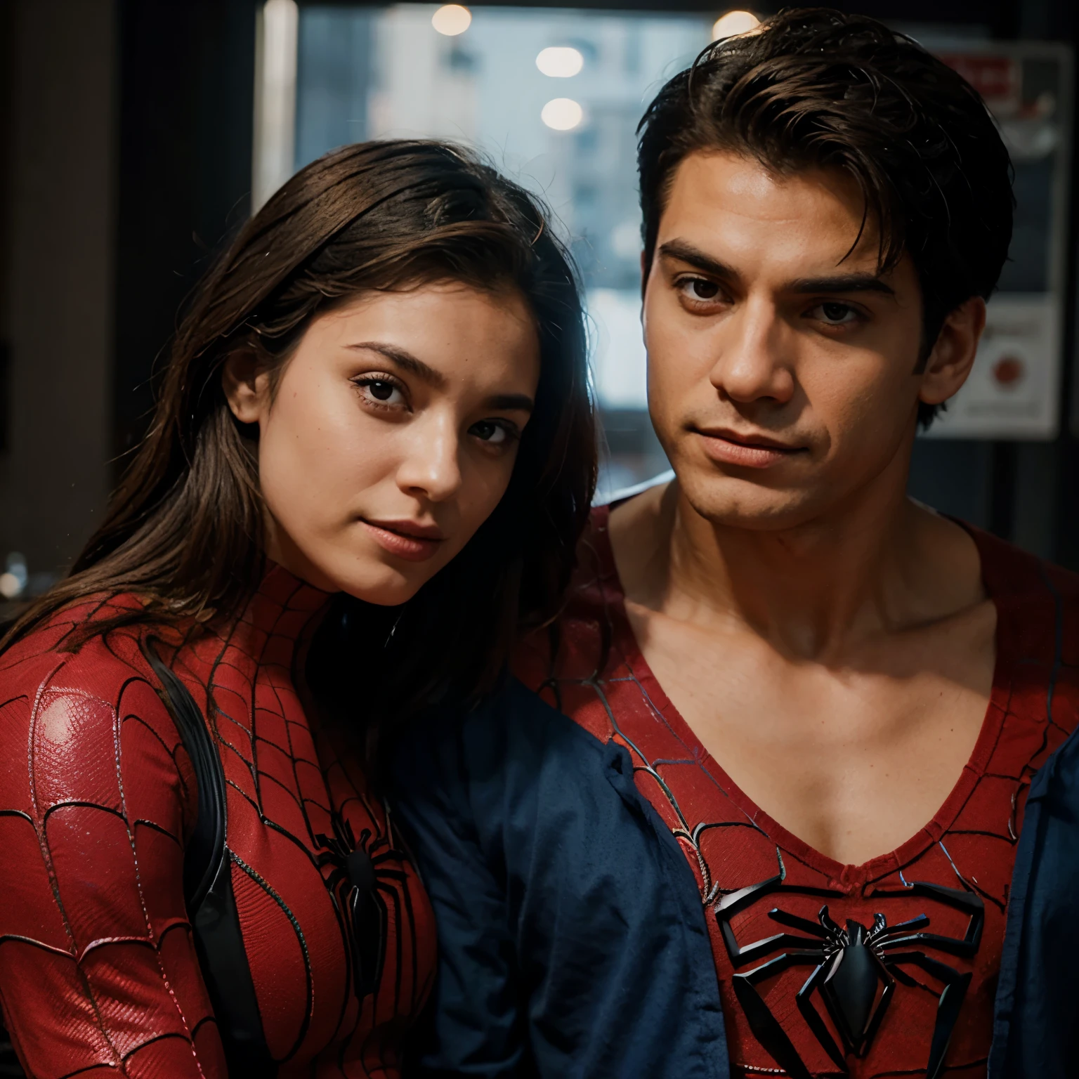 Spiderman going to school 